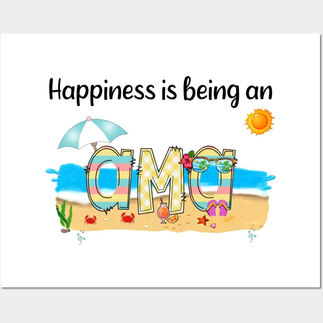 Happiness Is Being An Ama Summer Beach Happy Mother's Day Wall Art by KIMIKA